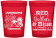 Custom 4th Of July 16 oz Translucent Cups - Beach Fireworks | 220022