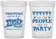 Custom 4th Of July 16 oz Translucent Cups - We The People | 220025