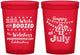 Custom 4th Of July 16 oz Translucent Cups - Red White Booze | 220042