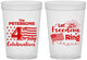 Custom 4th Of July 16 oz Translucent Cups - Fireworks | 220048