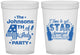Custom 4th Of July 16 oz Translucent Cups - Star Spangled Hammered | 220049