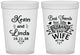 Custom Wedding 16 oz Translucent Cups - Best Friends | 221
