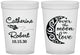 Custom Wedding 16 oz Translucent Cups - Over The Moon In Love | 224