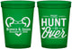 Custom Wedding 16 oz Translucent Cups - The Hunt Is Over Duck | 227