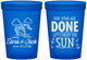 Custom Wedding 16 oz Translucent Cups - Vows Are Done Cruise | 229