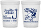 Custom Wedding 16 oz Translucent Cups - Got Hook Fish | 230