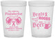 Custom Awareness 16 oz Translucent Cups - Brats Boobs Beer | 230012