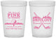 Custom Awareness 16 oz Translucent Cups - Gold Drive Out | 230017