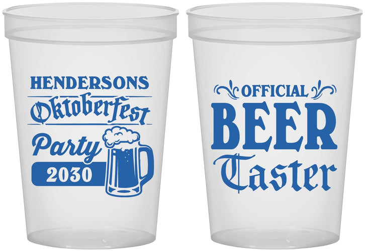Custom Oktoberfest 16 oz Translucent Cups - Beer Taster | 240000