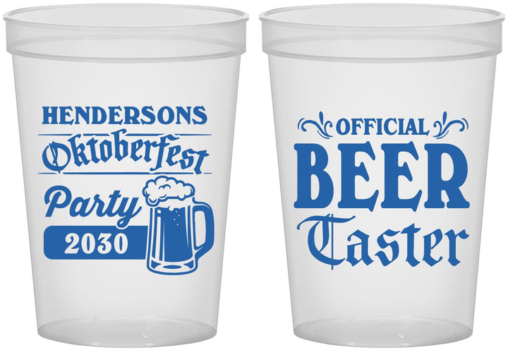 Custom Oktoberfest 16 oz Translucent Cups - Beer Taster | 240000