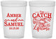Custom Wedding 16 oz Translucent Cups - Catch Of A Lifetime Lobster | 245