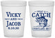 Custom Wedding 16 oz Translucent Cups - What A Catch Fish | 247