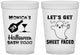 Custom Halloween 16 oz Translucent Cups - Ghost Sheet Faced | 250009