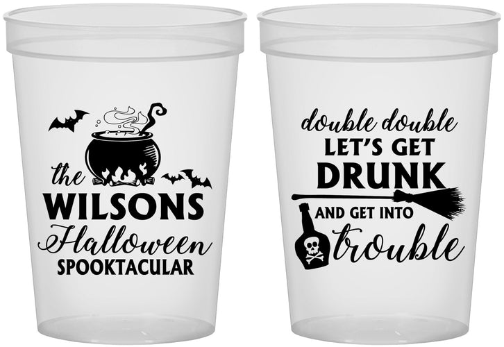 Custom Halloween 16 oz Translucent Cups - Witch | 250011