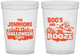 Custom Halloween 16 oz Translucent Cups - Boos And Booze | 250012