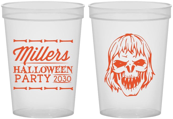 Custom Halloween 16 oz Translucent Cups - Monster Zombie | 250024