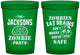 Custom Halloween 16 oz Translucent Cups - Zombie Brain | 250026