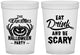 Custom Halloween 16 oz Translucent Cups - Eat Drink Be Scary | 250033