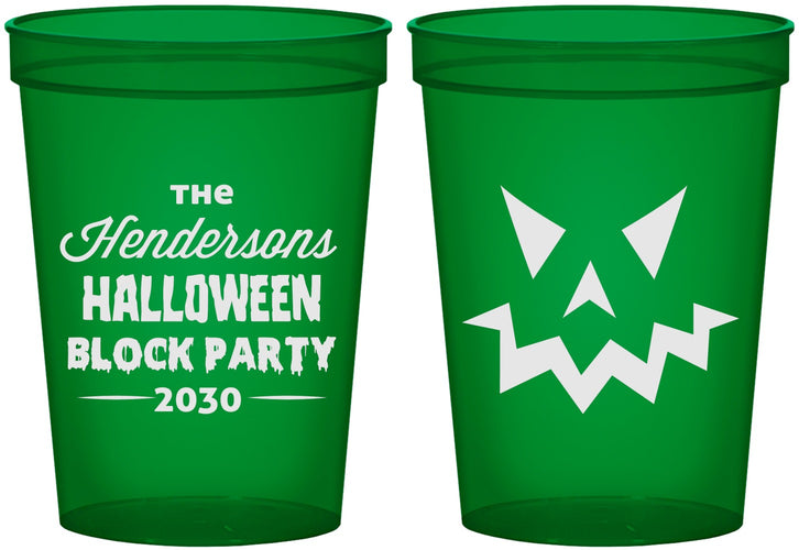Custom Halloween 16 oz Translucent Cups - Pumpkin | 250034