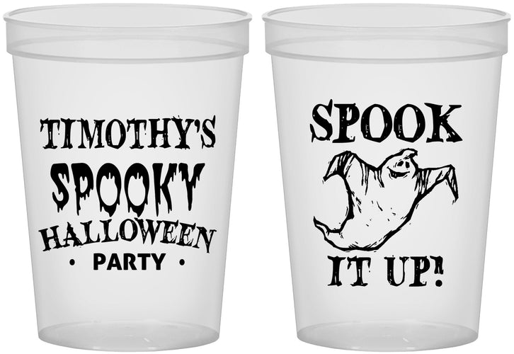 Custom Halloween 16 oz Translucent Cups - Ghost | 250045
