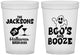 Custom Halloween 16 oz Translucent Cups - Boos And Booze | 250047