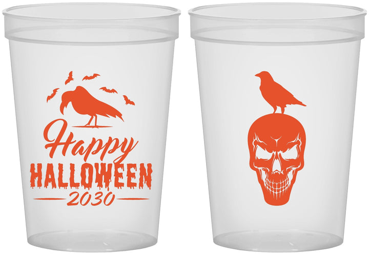 Custom Halloween 16 oz Translucent Cups - Skeleton | 250056