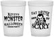 Custom Halloween 16 oz Translucent Cups - Eat Drink Be Scary | 250063