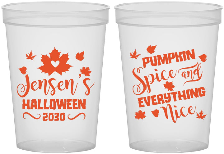 Custom Halloween 16 oz Translucent Cups - Pumpkin | 250080