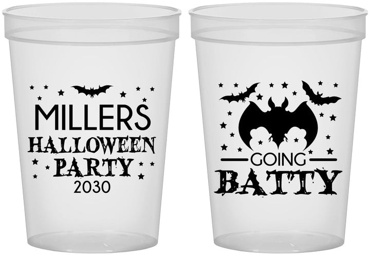 Custom Halloween 16 oz Translucent Cups - Bat | 250081