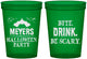 Custom Halloween 16 oz Translucent Cups - Bite Drink Be Scary | 250082