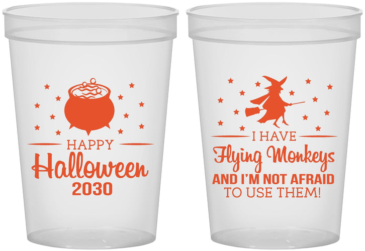 Custom Halloween 16 oz Translucent Cups - Witch | 250084