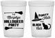 Custom Halloween 16 oz Translucent Cups - Black Cats | 250087