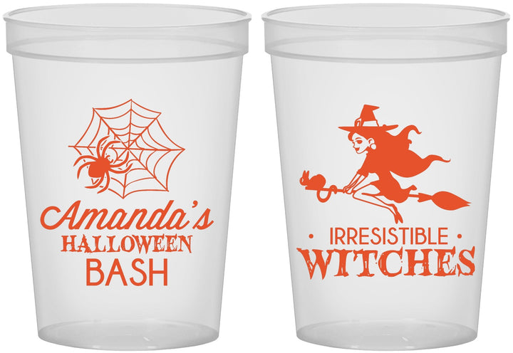 Custom Halloween 16 oz Translucent Cups - Witches | 250092