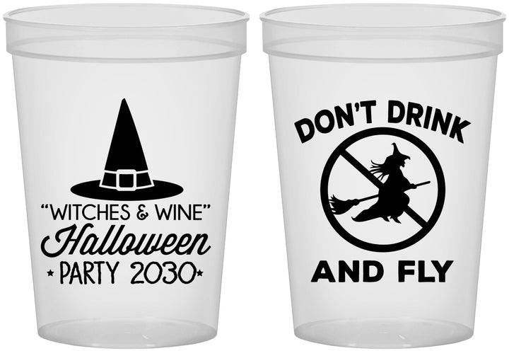 Custom Halloween 16 oz Translucent Cups - Witch | 250093