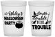 Custom Halloween 16 oz Translucent Cups - Witch | 250095