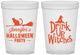 Custom Halloween 16 oz Translucent Cups - Drink Up Witches | 250096