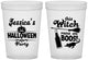 Custom Halloween 16 oz Translucent Cups - Witch Boos | 250097
