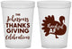 Custom Thanksgiving 16 oz Translucent Cups - Thankful Af | 260002