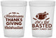 Custom Thanksgiving 16 oz Translucent Cups - Lets Get Basted | 260003
