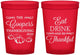 Custom Thanksgiving 16 oz Translucent Cups - Eat Drink Thankful | 260009