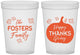 Custom Thanksgiving 16 oz Translucent Cups - Pumpkin | 260016