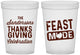 Custom Thanksgiving 16 oz Translucent Cups - Feast Mode | 260019