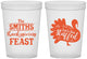 Custom Thanksgiving 16 oz Translucent Cups - Lets Get Stuffed | 260020
