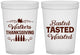 Custom Thanksgiving 16 oz Translucent Cups - Basted Tasted Waisted | 260027