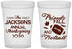 Custom Thanksgiving 16 oz Translucent Cups - Football | 260031