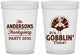 Custom Thanksgiving 16 oz Translucent Cups - Turkey Gobblin | 260035