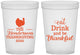 Custom Thanksgiving 16 oz Translucent Cups - Eat Drink Thankful | 260036