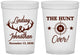 Custom Wedding 16 oz Translucent Cups - The Hunt Is Over | 266