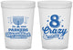 Custom Hanukkah 16 oz Translucent Cups - Eight Crazy Nights | 270010