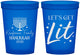 Custom Hanukkah 16 oz Translucent Cups - Lets Get Lit | 270020